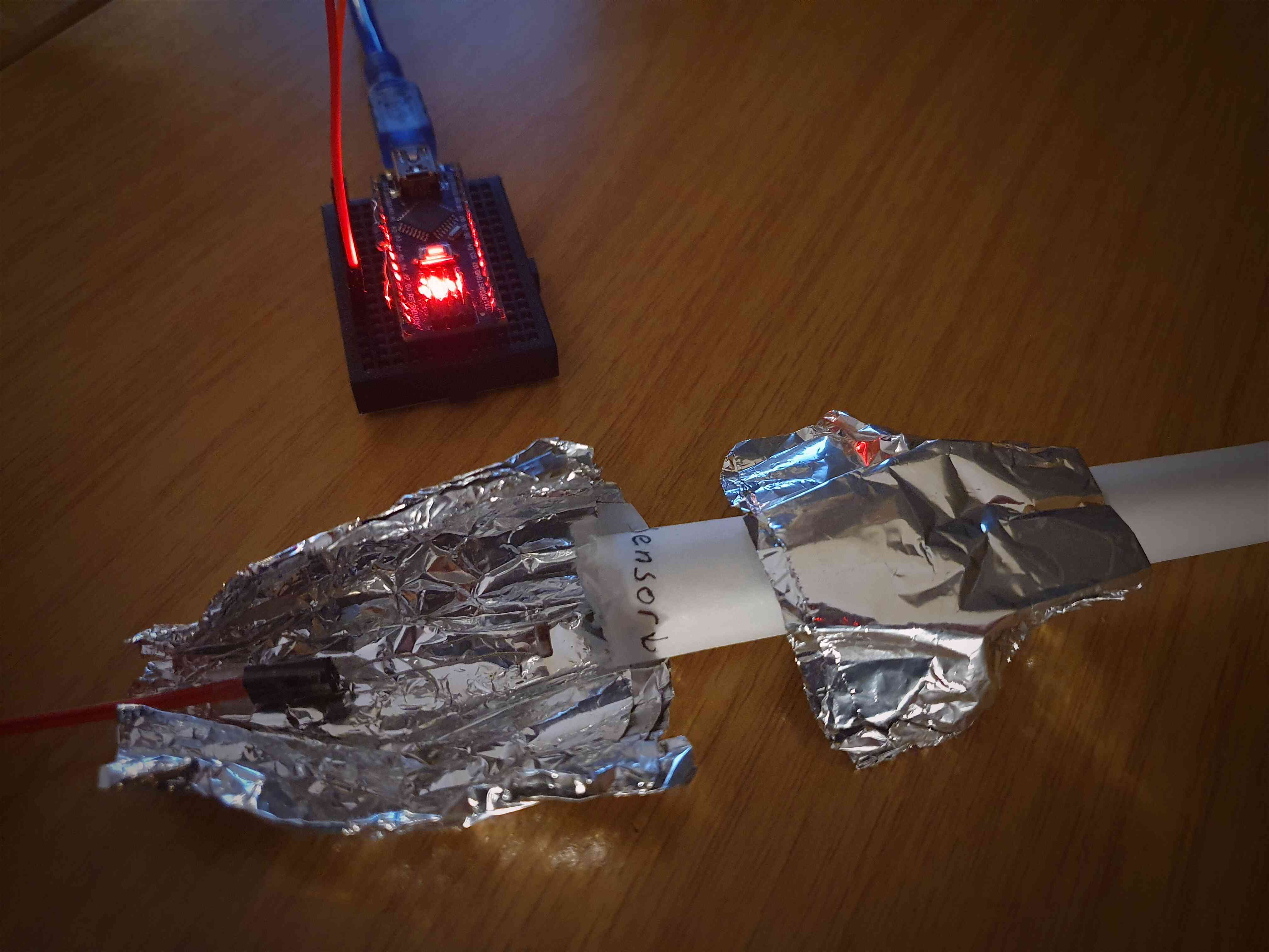 Nahaufnahme des Lichtsensors